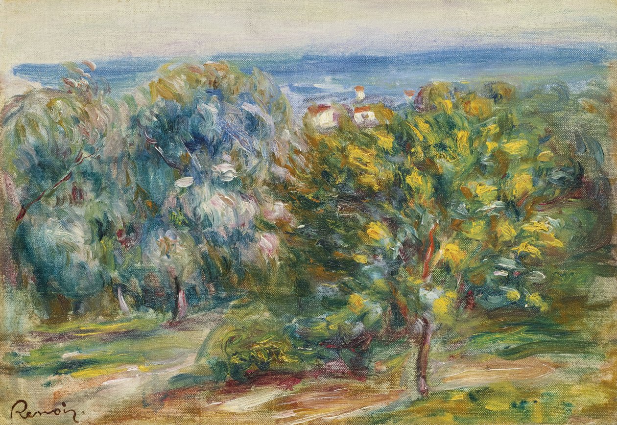 Polední krajina, 1910 od Pierre Auguste Renoir