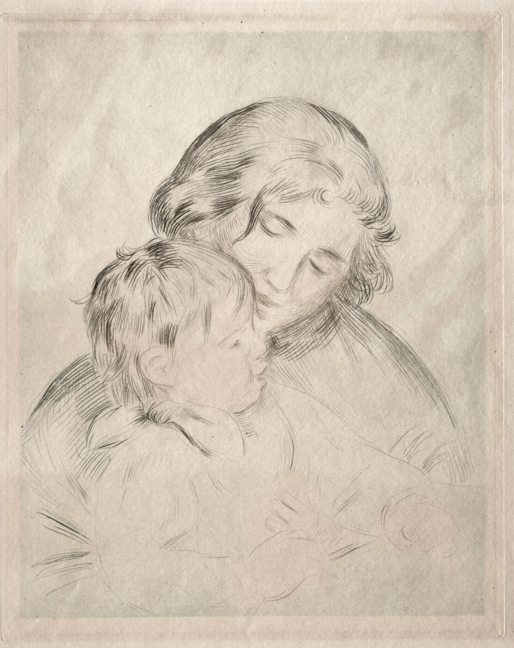 Matka a dítě od Pierre Auguste Renoir