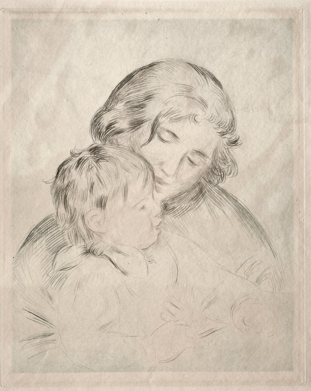 Matka a dítě, 1896. od Pierre Auguste Renoir