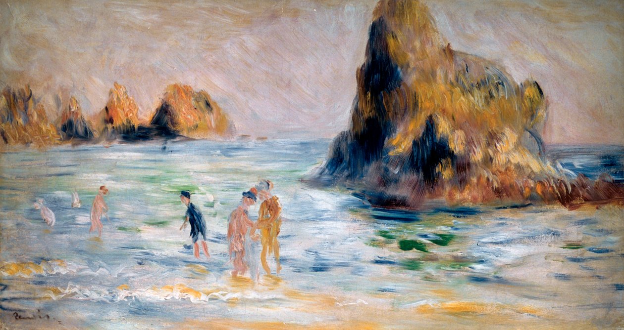 Moulin Huet Bay, Guernsey, c1883 od Pierre Auguste Renoir