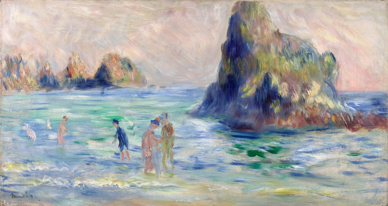 Moulin Huet Bay, Guernsey, ca. 1883 od Pierre Auguste Renoir
