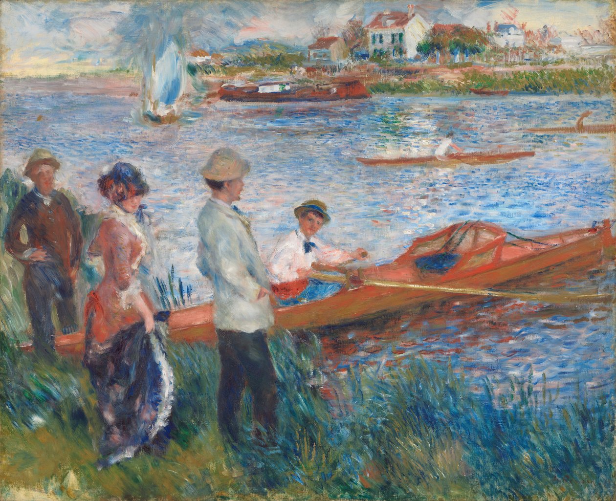 Veslaři v Chatou, 1879. od Pierre Auguste Renoir