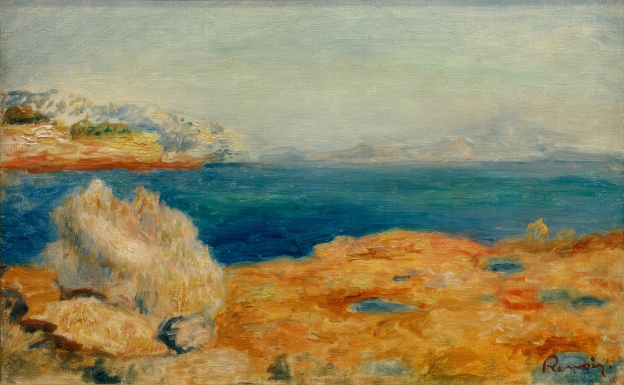 Pobřežní krajina od Pierre Auguste Renoir