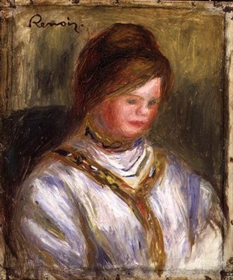 Portrét, kolem roku 1906 (olej na plátně) od Pierre Auguste Renoir