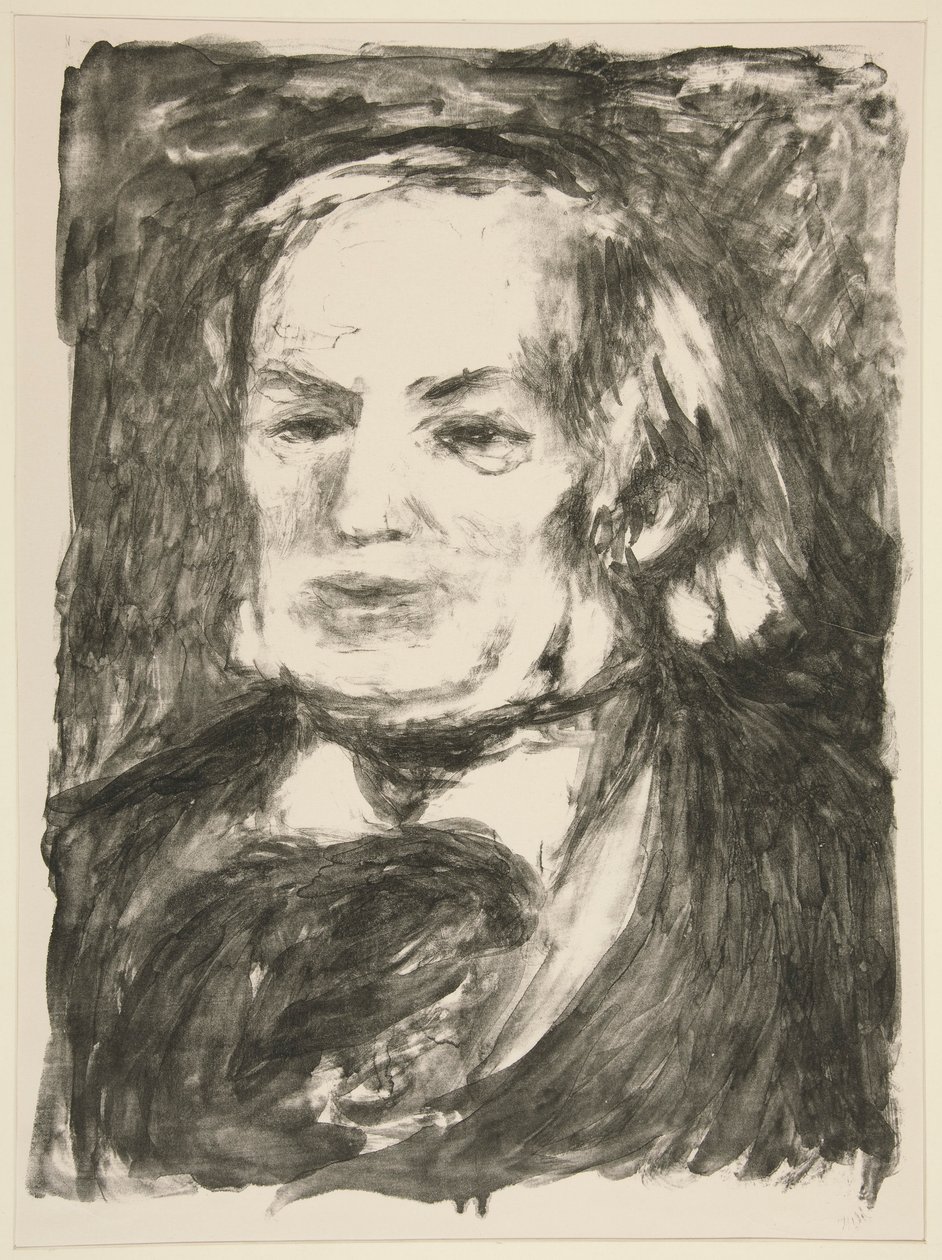 Portrét Richarda Wagnera od Pierre Auguste Renoir