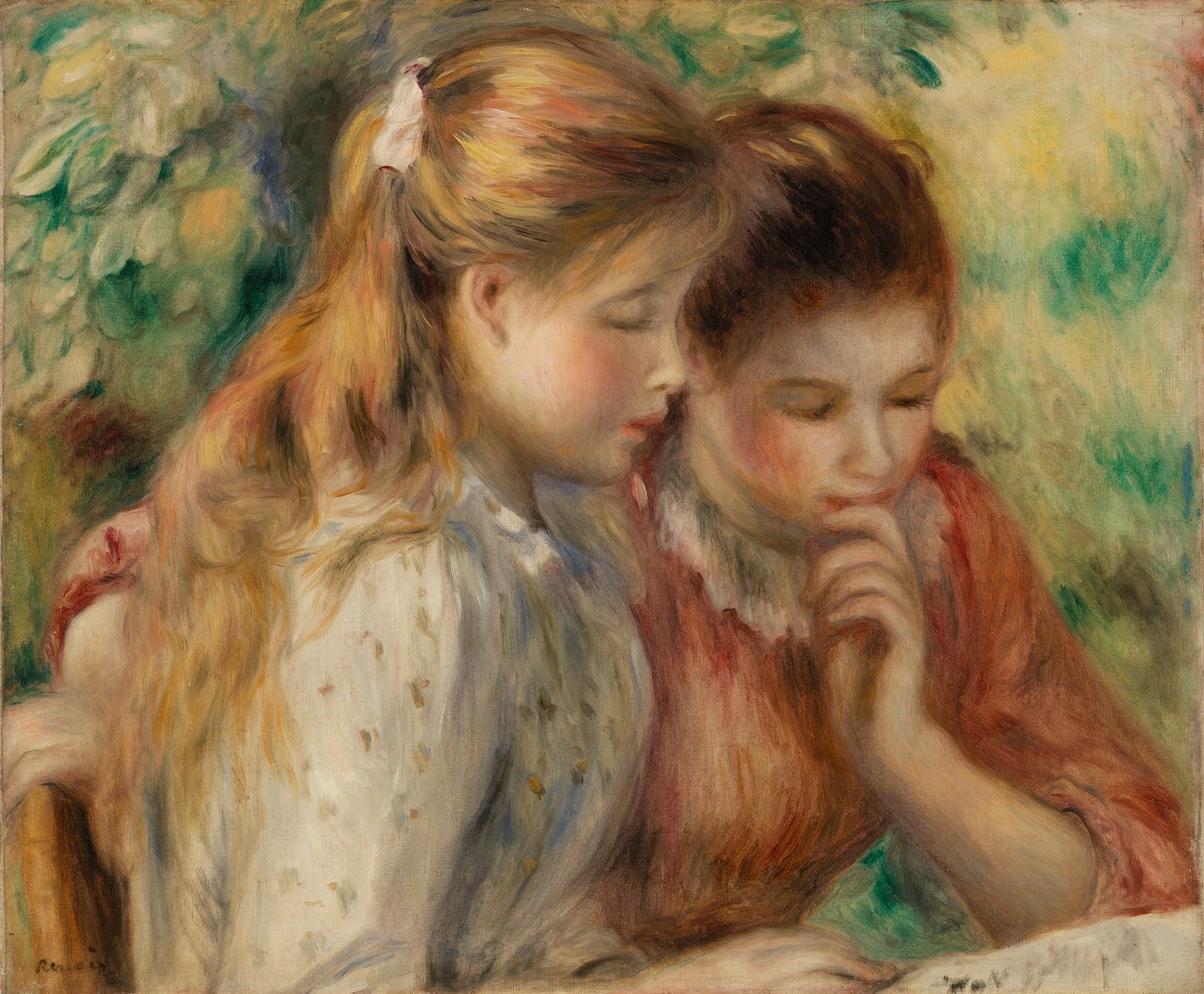 Čtení (La Lecture) od Pierre Auguste Renoir