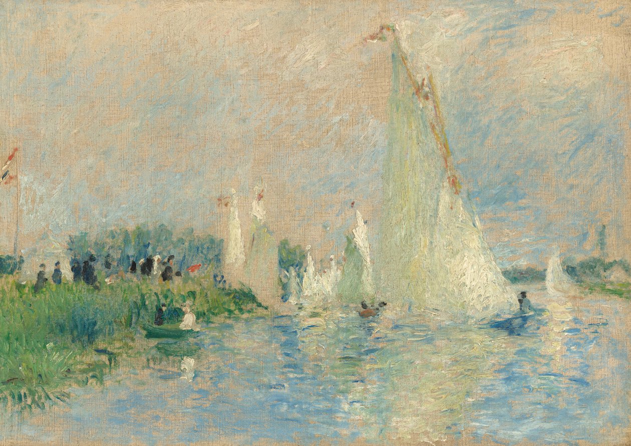 Regata v Argenteuil, 1874. od Pierre Auguste Renoir