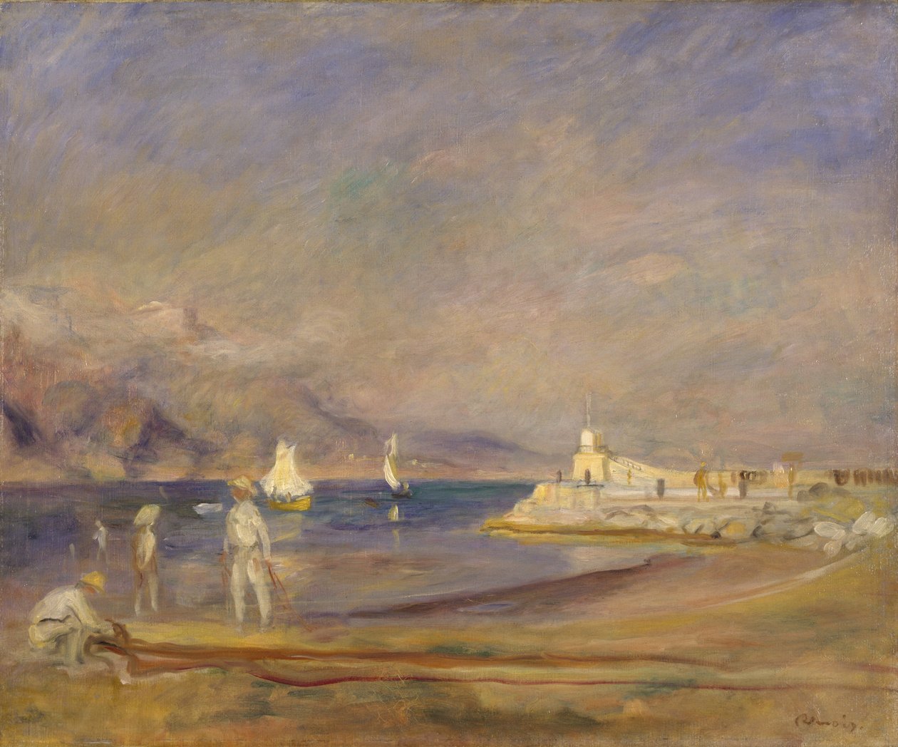 St. Tropez, 1898-1900 od Pierre Auguste Renoir