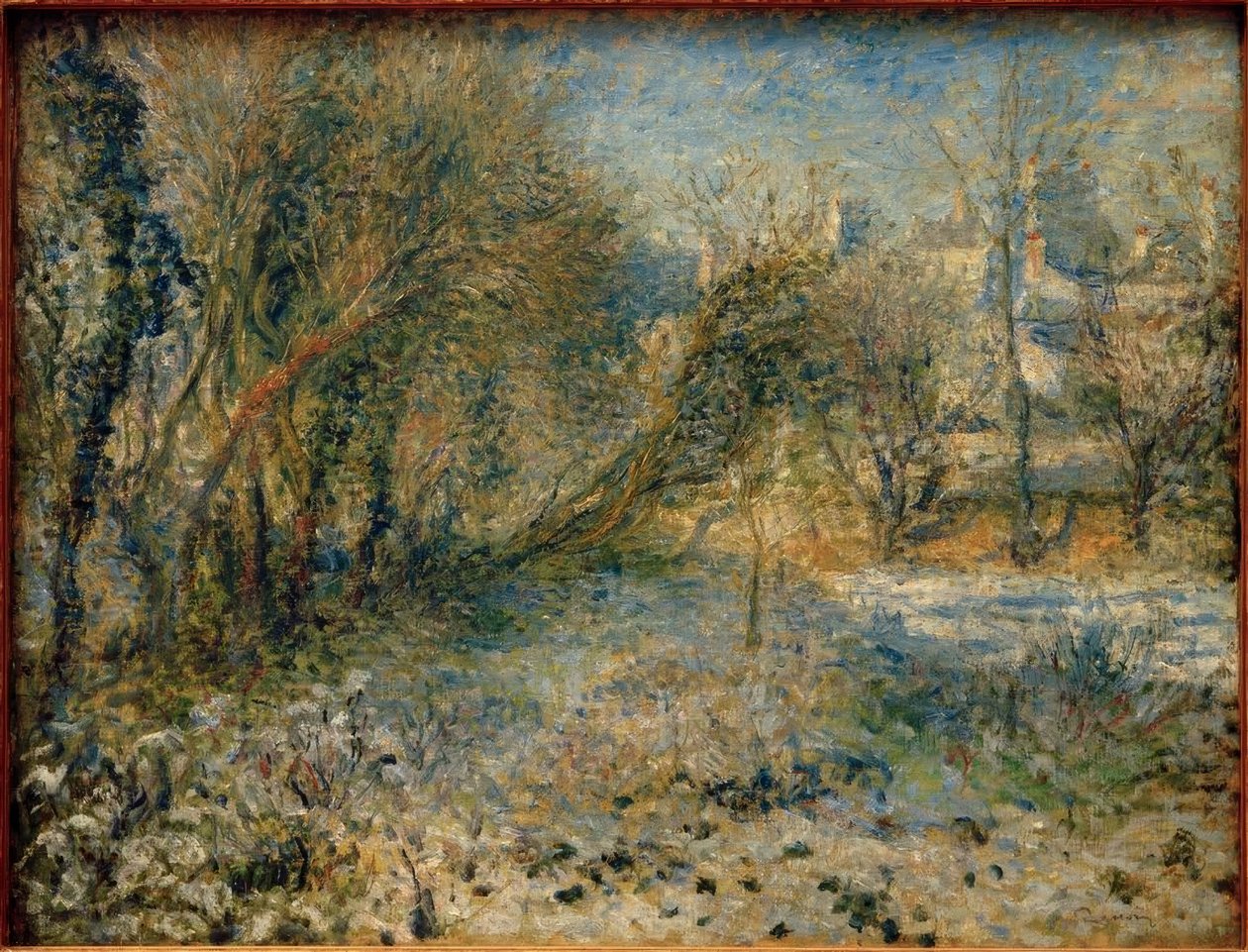 Sněhová krajina od Pierre Auguste Renoir