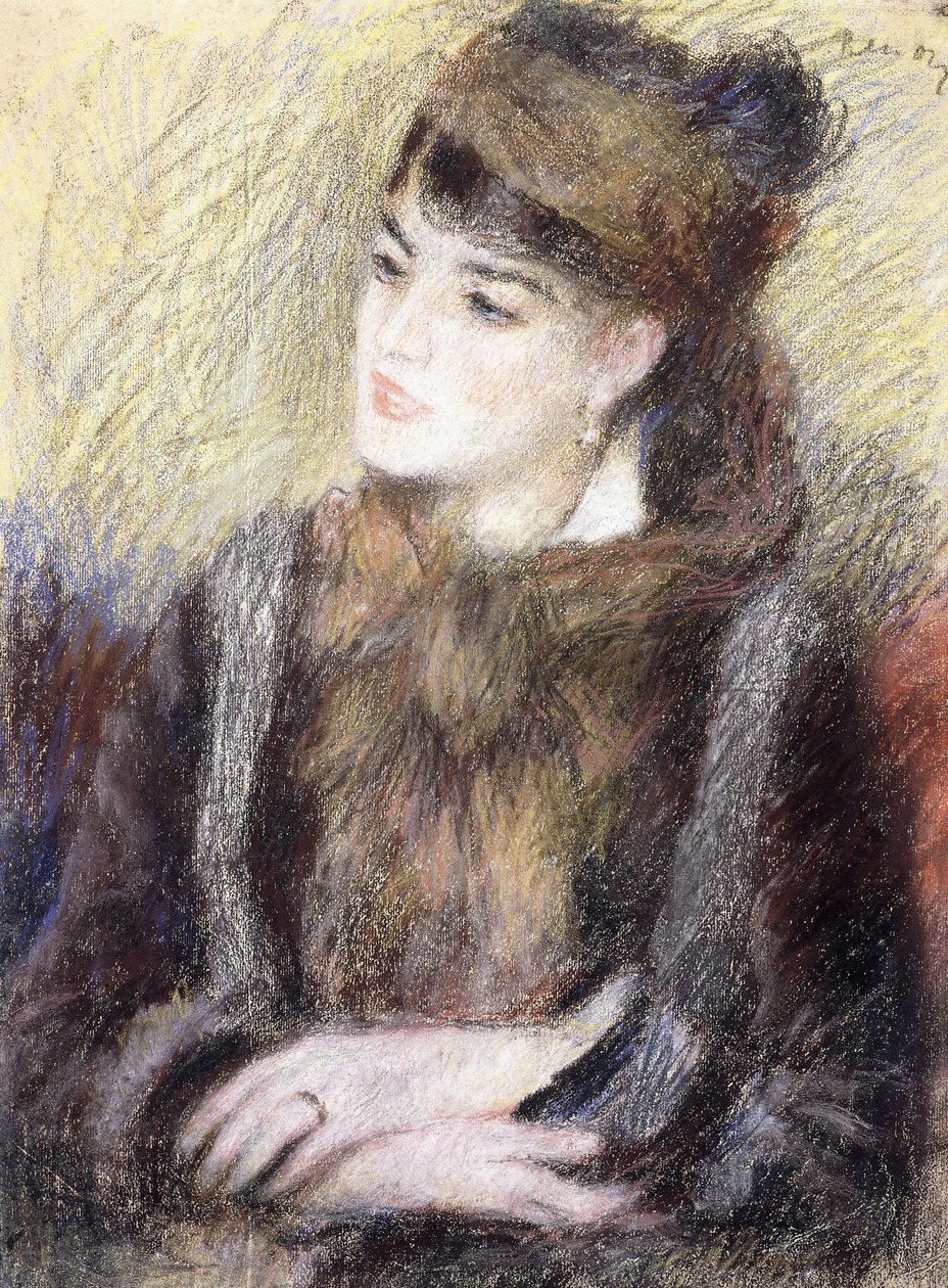 Studie ženy, od Pierre Auguste Renoir