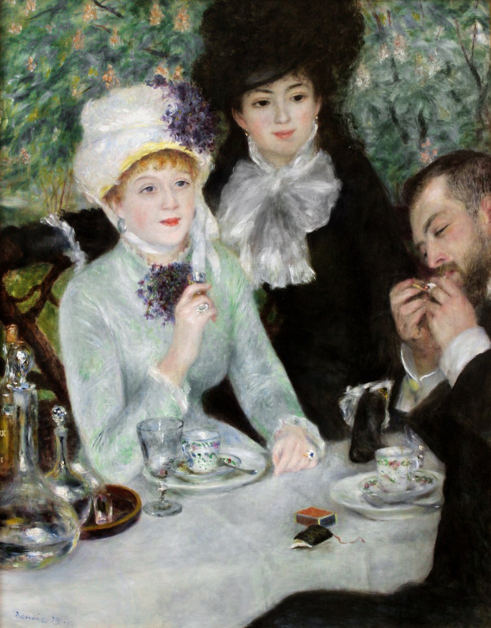 Konec oběda, 1879 od Pierre Auguste Renoir