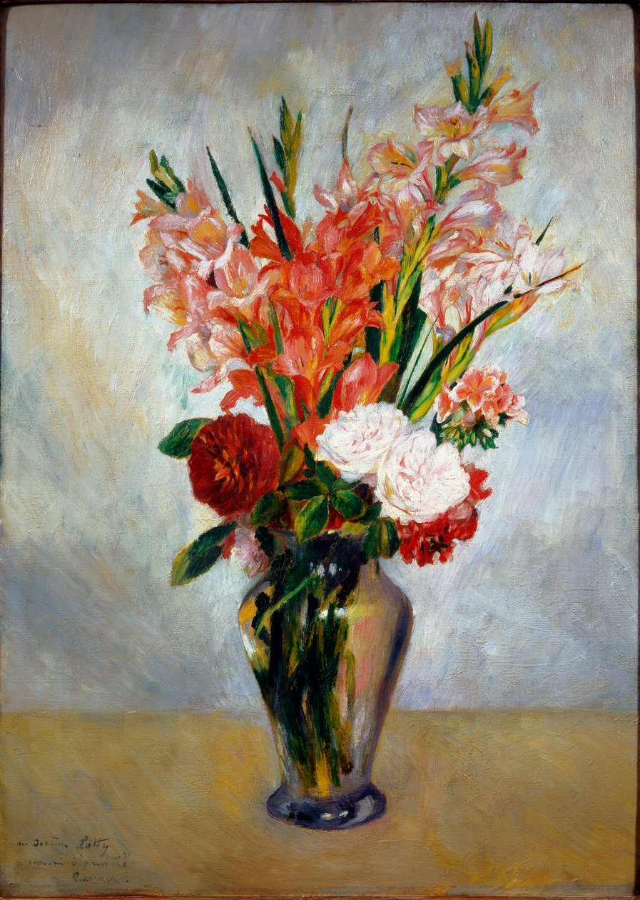 Gladioly od Pierre Auguste Renoir