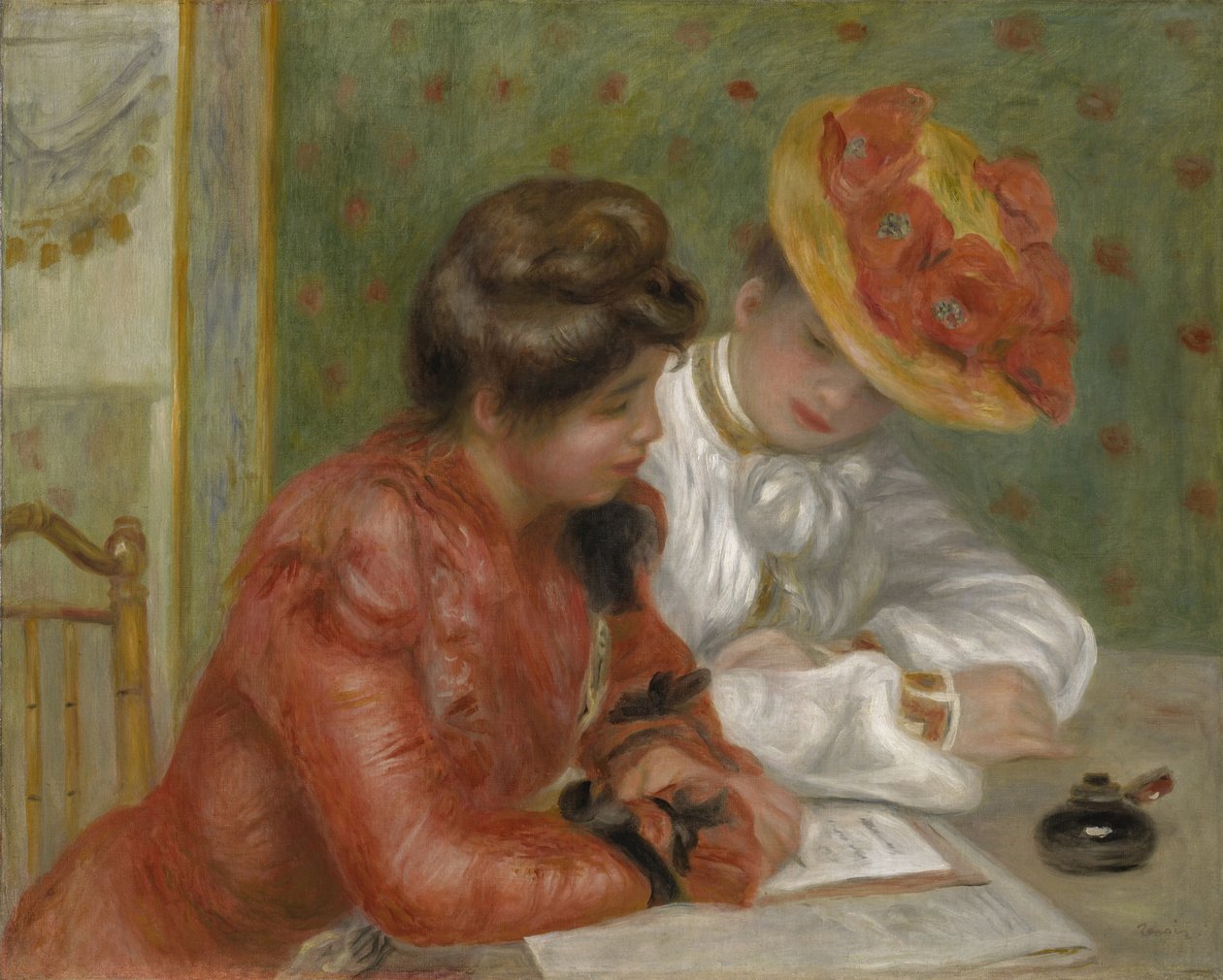 The Letter, cca 1895-1900 od Pierre Auguste Renoir