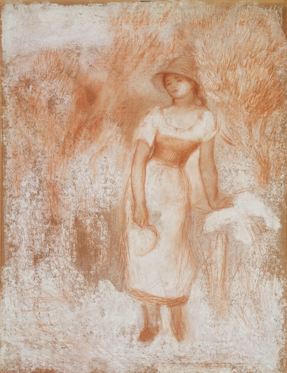 The Reaper, kolem roku 1890 od Pierre Auguste Renoir