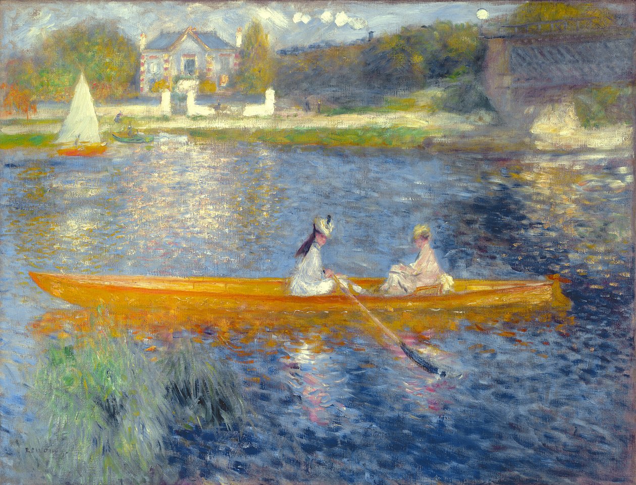 Skiff (La Yole), 1875 od Pierre Auguste Renoir