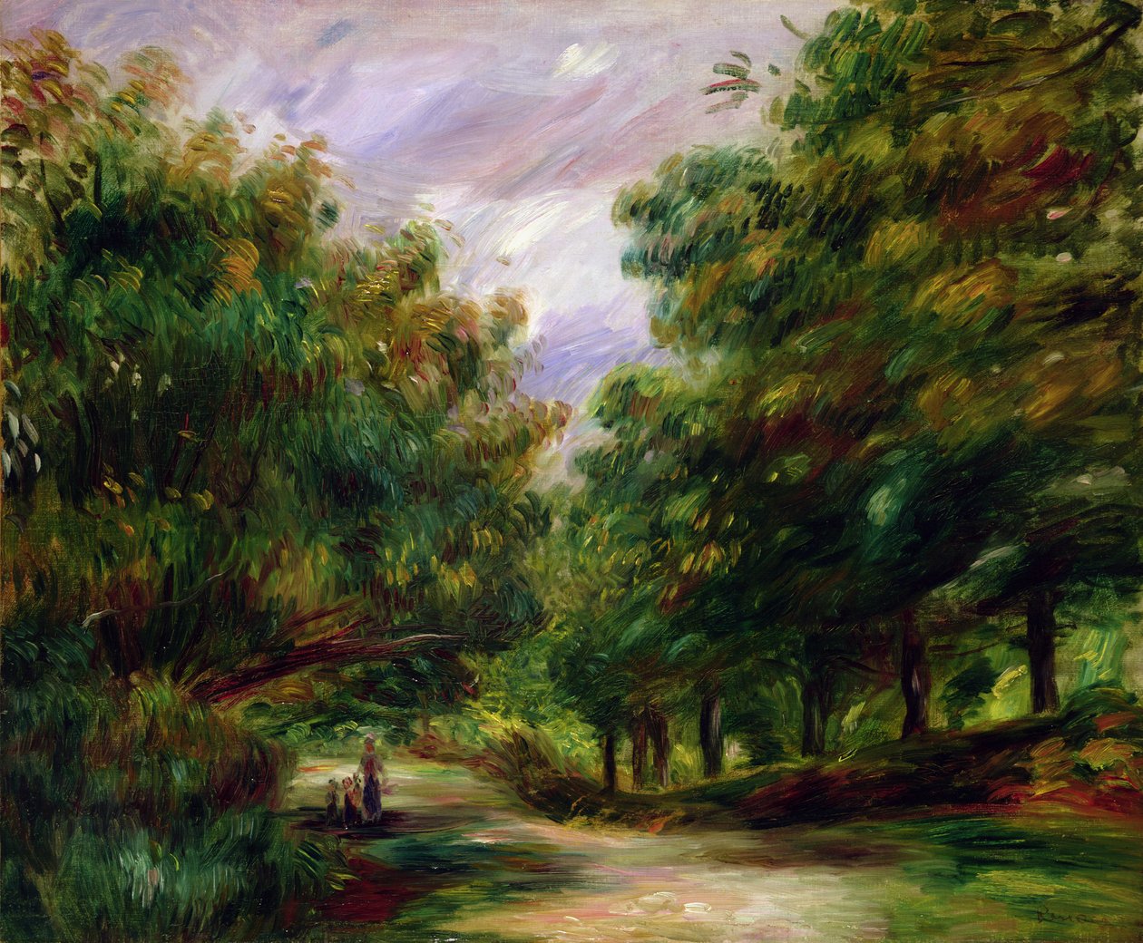 Cesta poblíž Cagnes, 1905 od Pierre Auguste Renoir