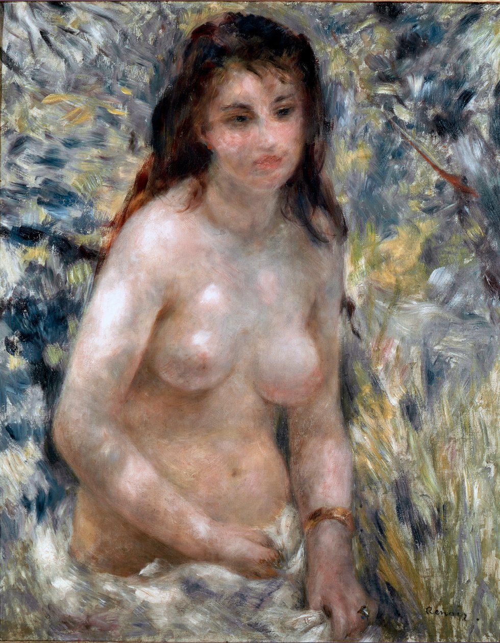 Torzo, účinek slunce od Pierre Auguste Renoir
