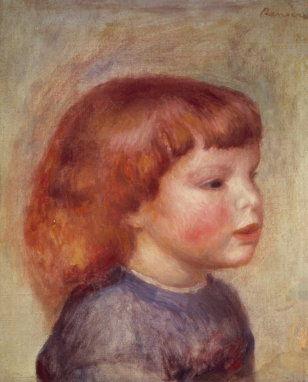 Dětská hlava od Pierre Auguste Renoir