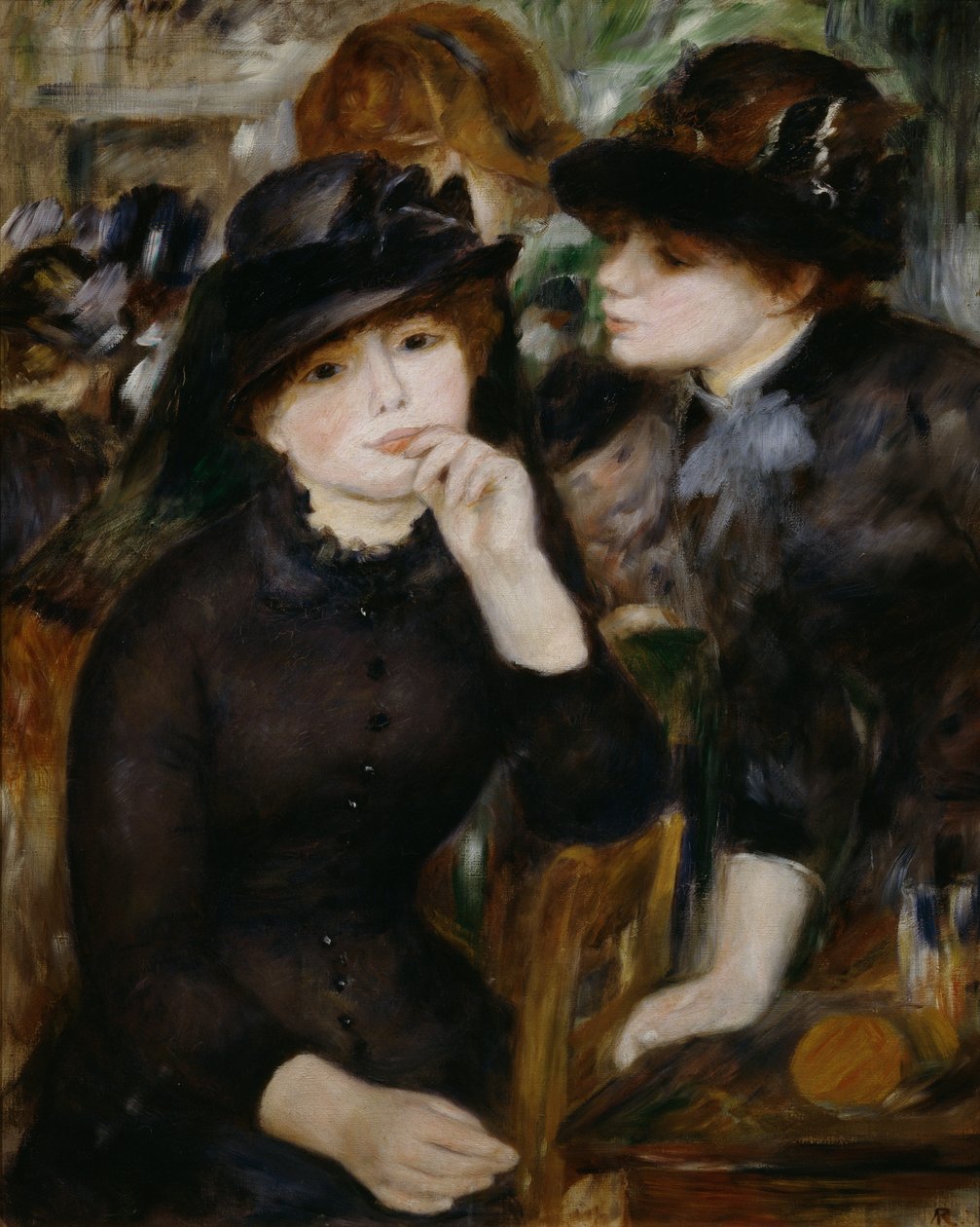 Dvě dívky v černém, 1880-1882. od Pierre Auguste Renoir