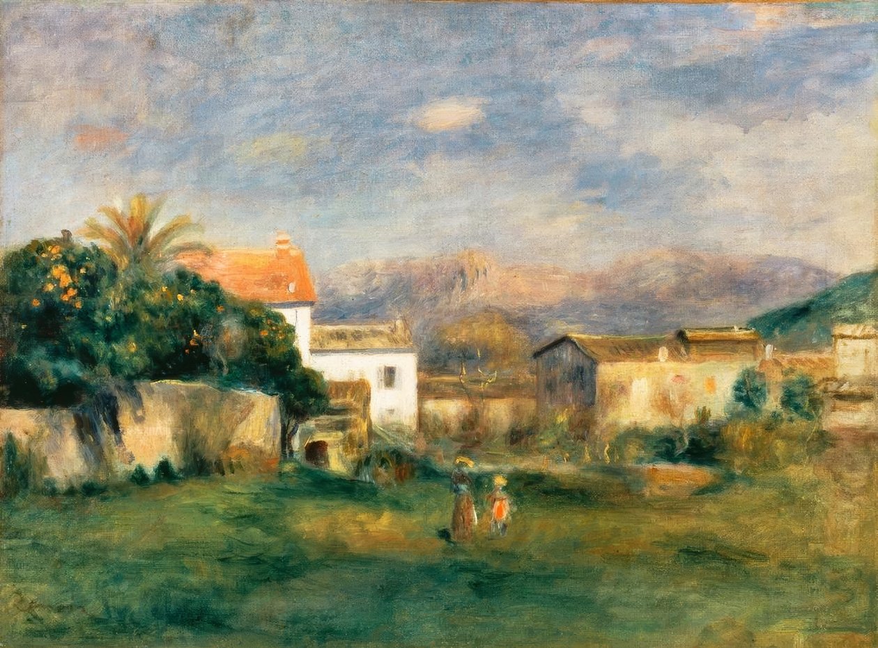 Pohled na Cagnes od Pierre Auguste Renoir
