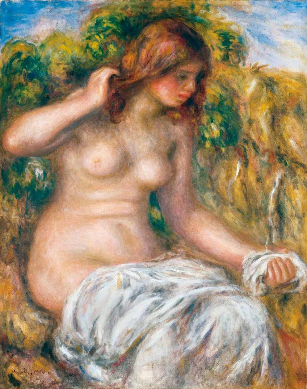 Žena na jaře, 1914 od Pierre Auguste Renoir