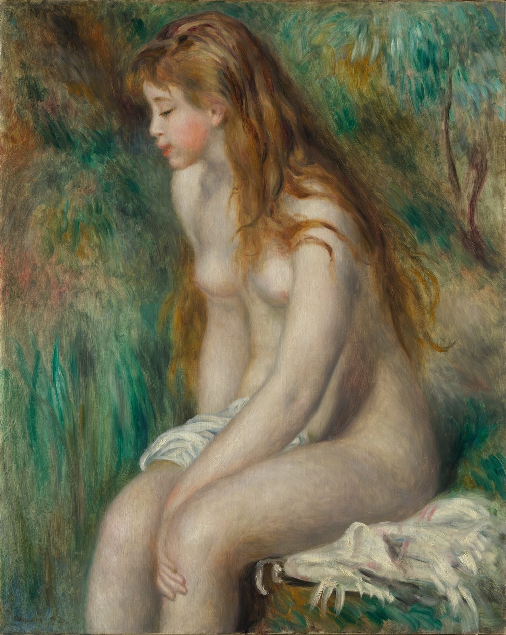 Koupání dívek, 1892. od Pierre Auguste Renoir