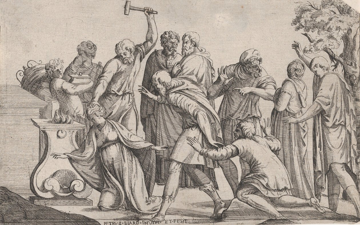 Obětování Ifigenie, 1607-61. od Pierre Biard