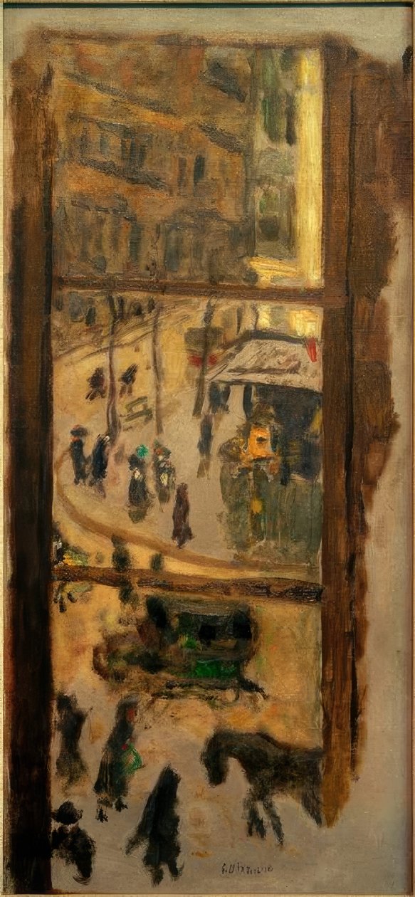 Skrz okna od Pierre Bonnard