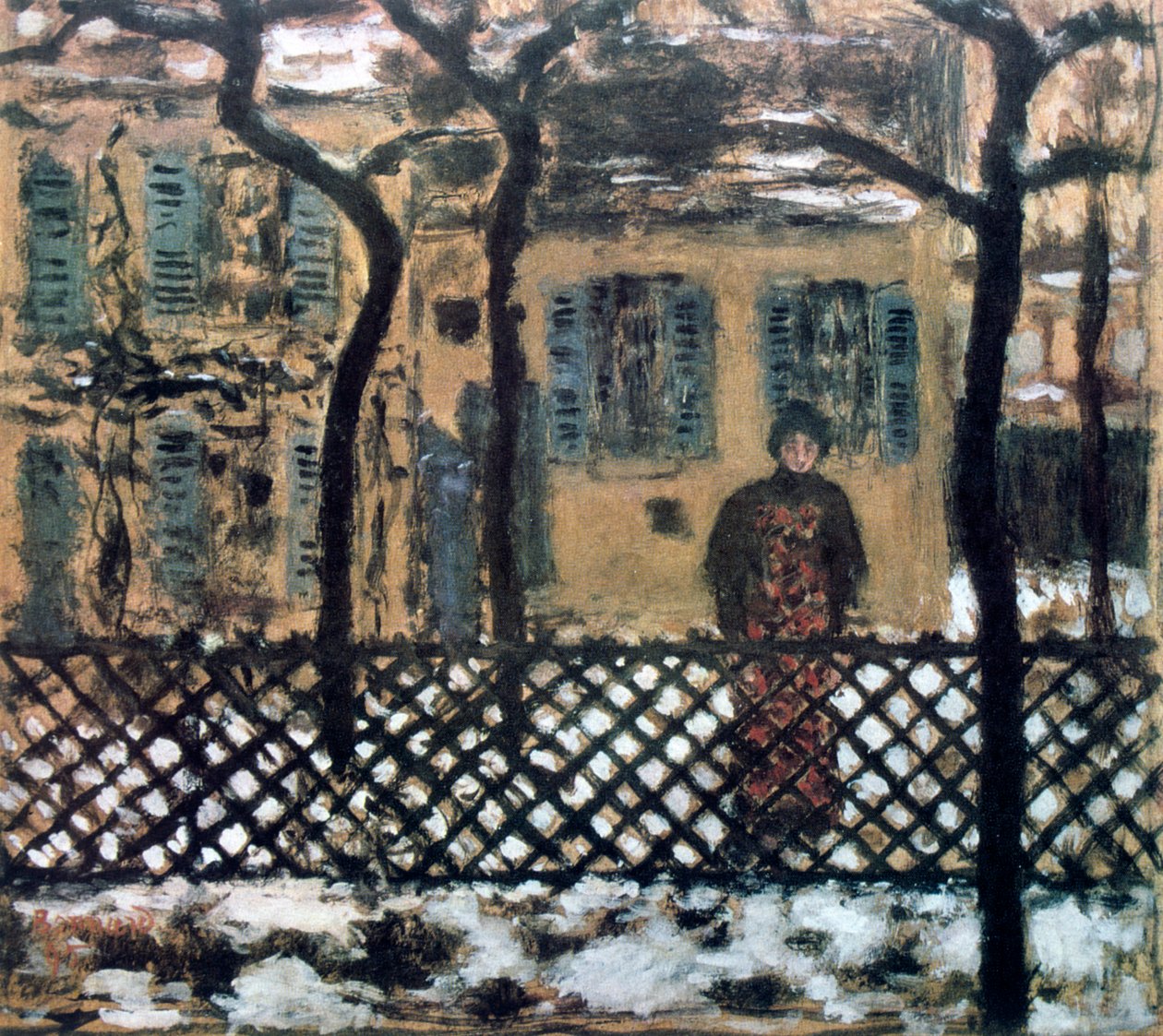 Za plotem, c1895 od Pierre Bonnard