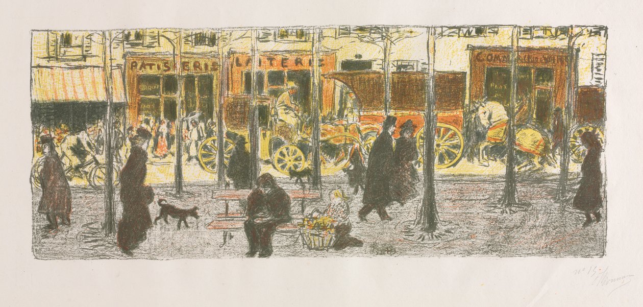 Bulvár od Pierre Bonnard