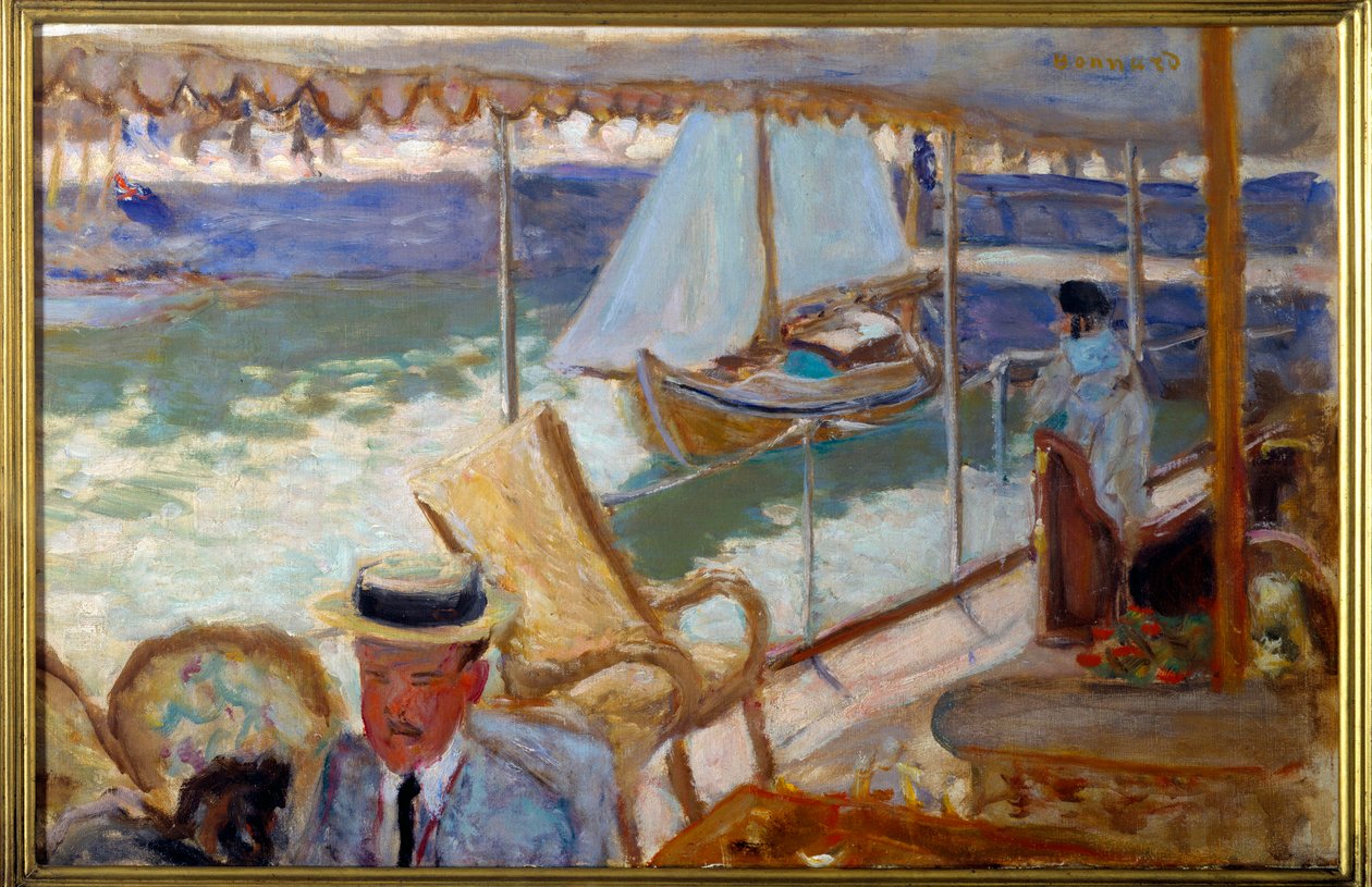 Na jachtě od Pierre Bonnard