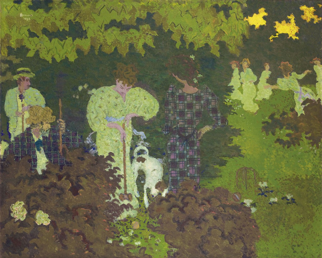Kroket, 1892 od Pierre Bonnard
