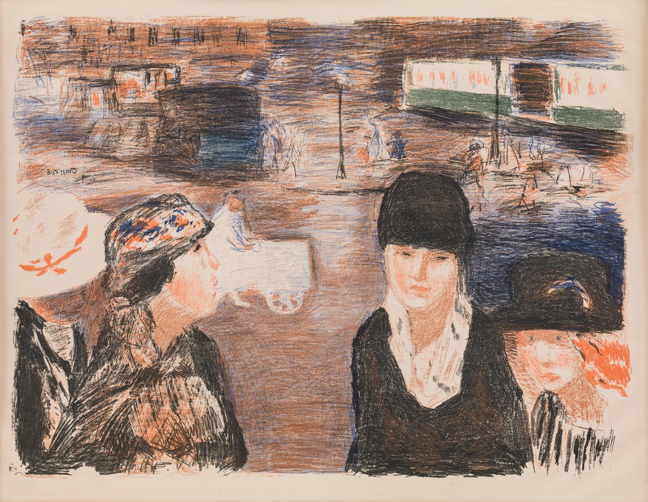 Dánština:  Place Clichy od Pierre Bonnard