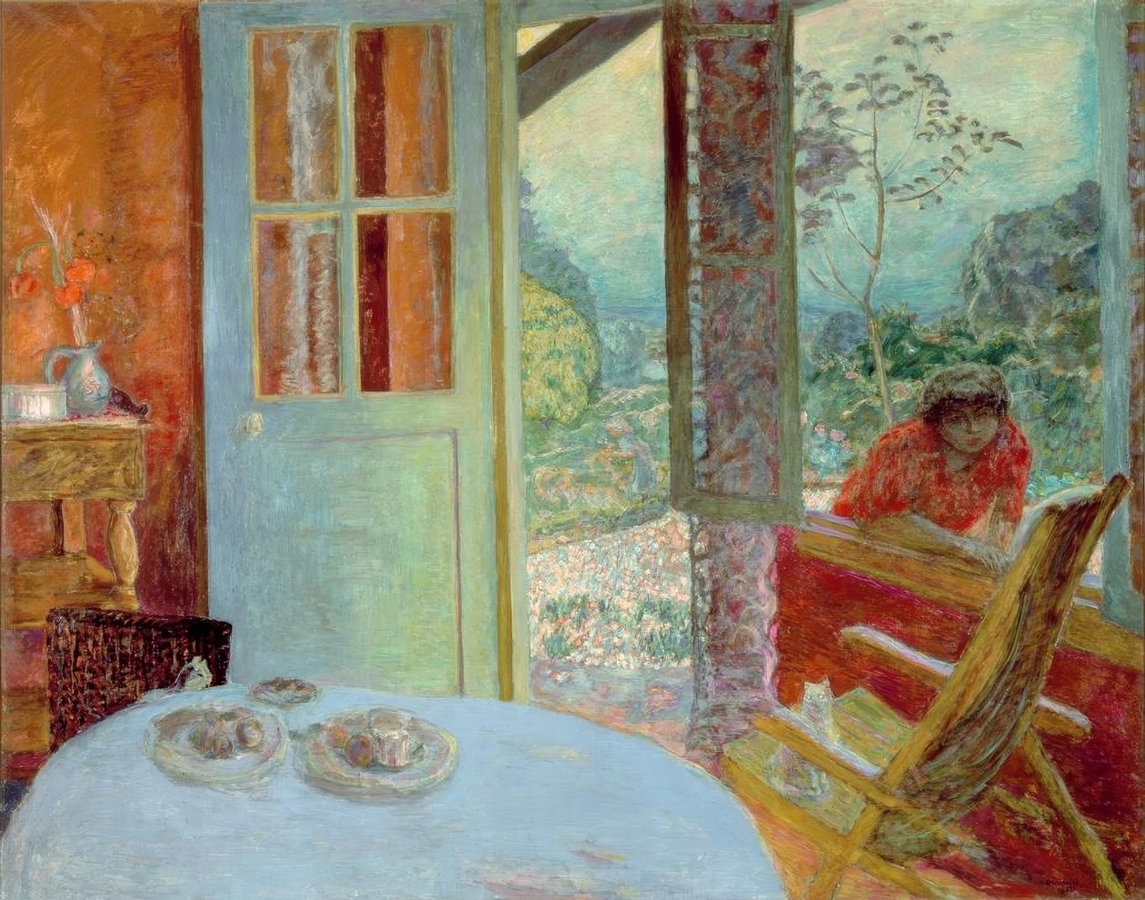 Jídelna na venkově od Pierre Bonnard