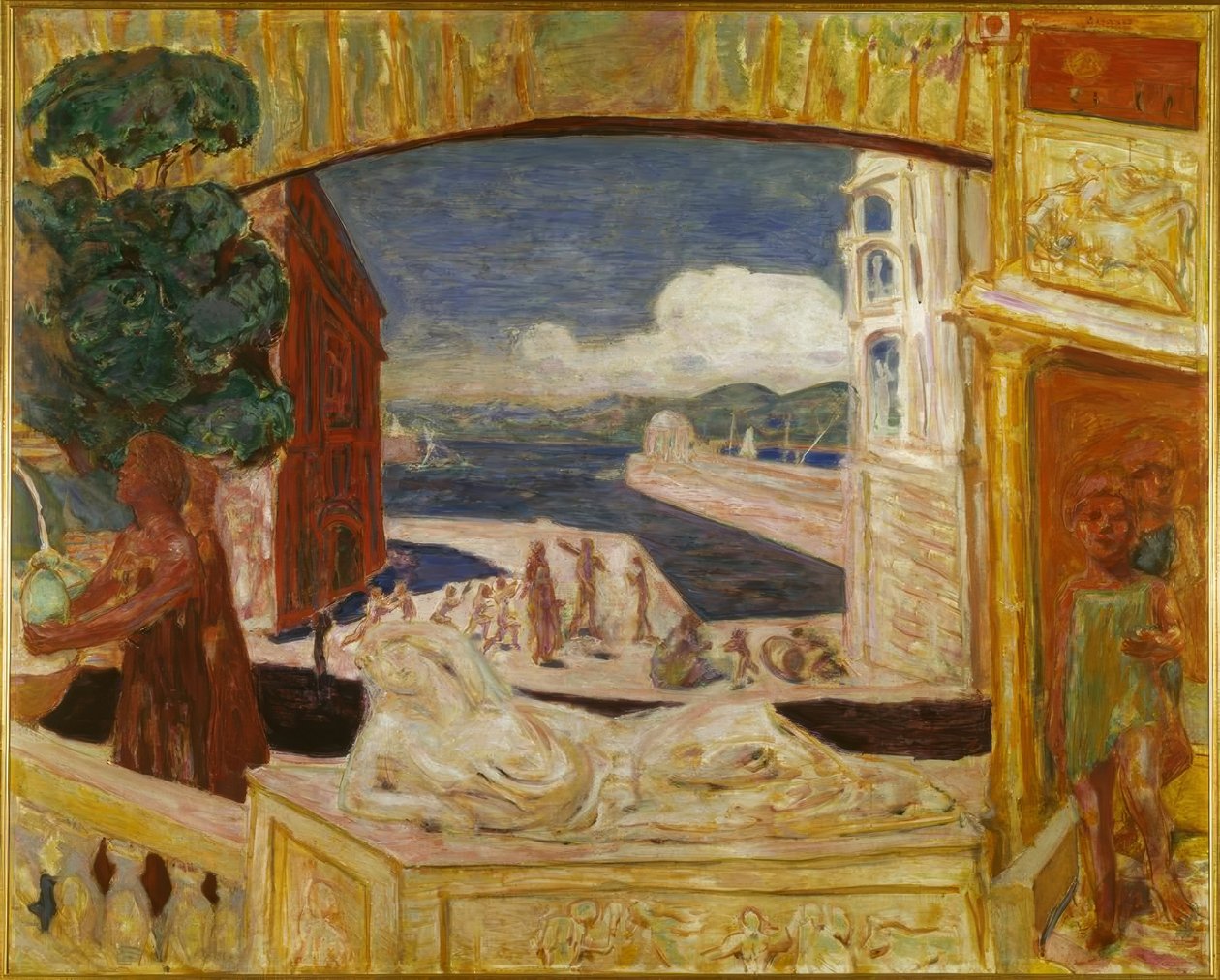 Památky nebo Středomoří od Pierre Bonnard