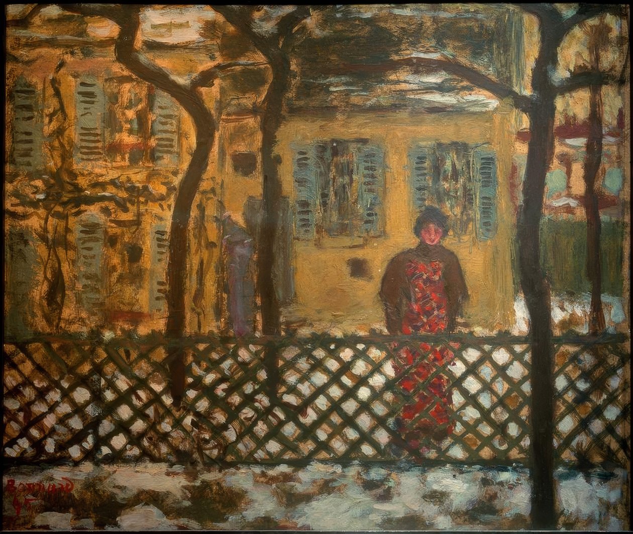 Za branou od Pierre Bonnard
