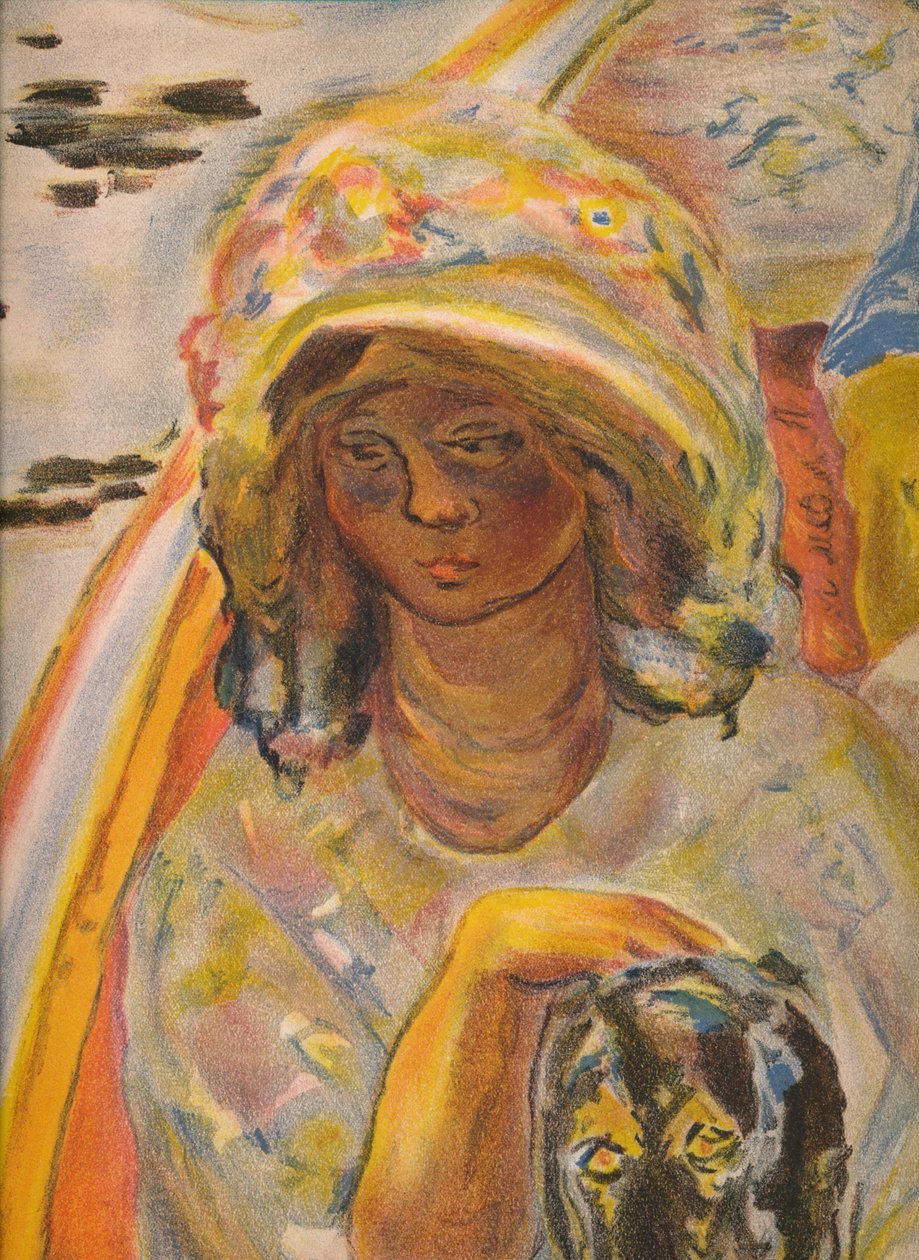 Ve člunu, 1907, 1939 od Pierre Bonnard
