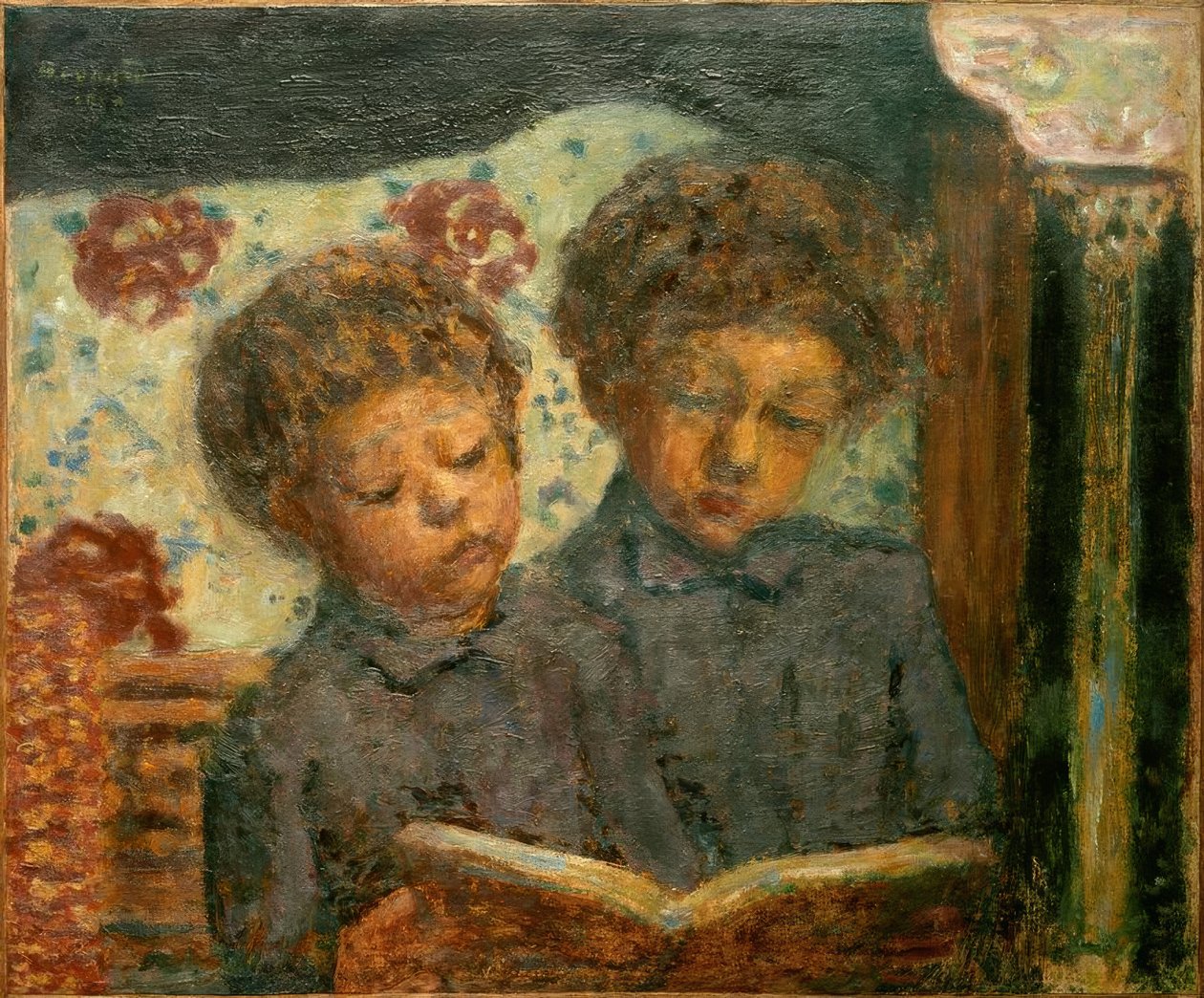 Děti čtou (Charles a Jean Terrasse od Pierre Bonnard