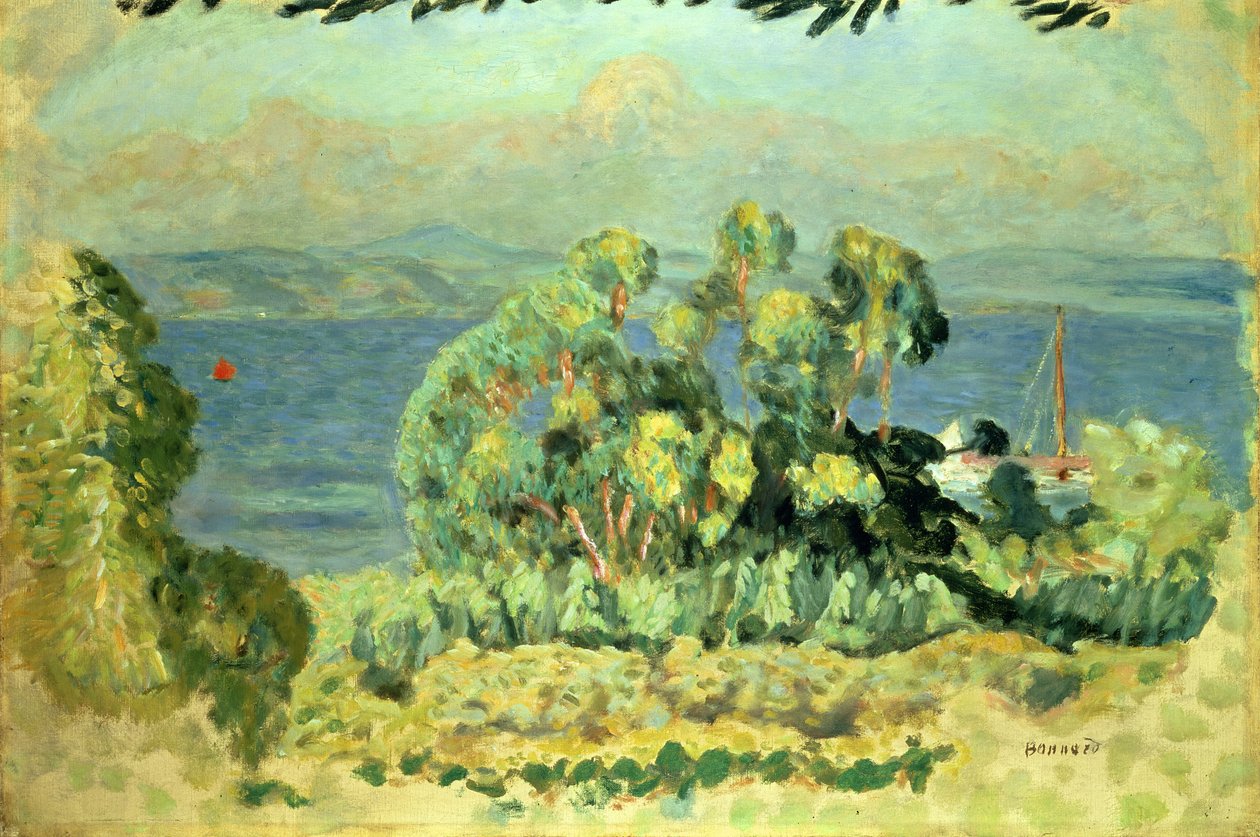 Eukalyptové stromy (olej na plátně) od Pierre Bonnard