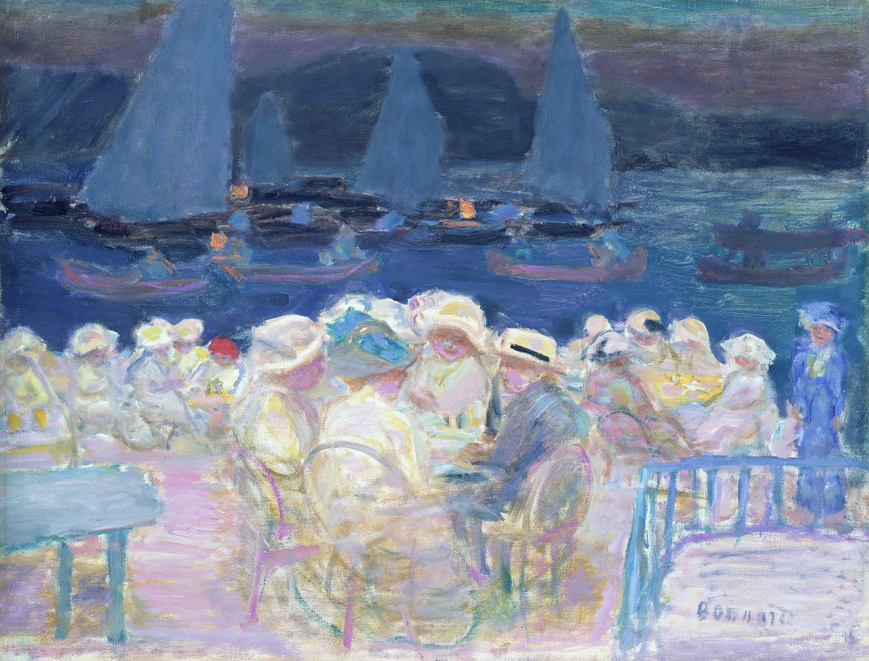 Večer venku, 1913 od Pierre Bonnard