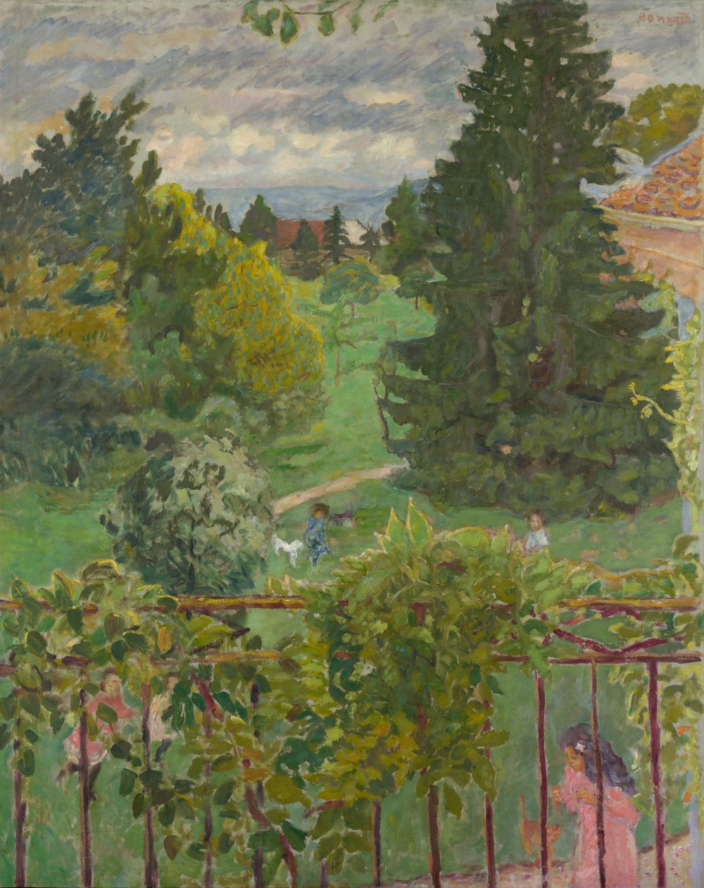 Z balkónu od Pierre Bonnard