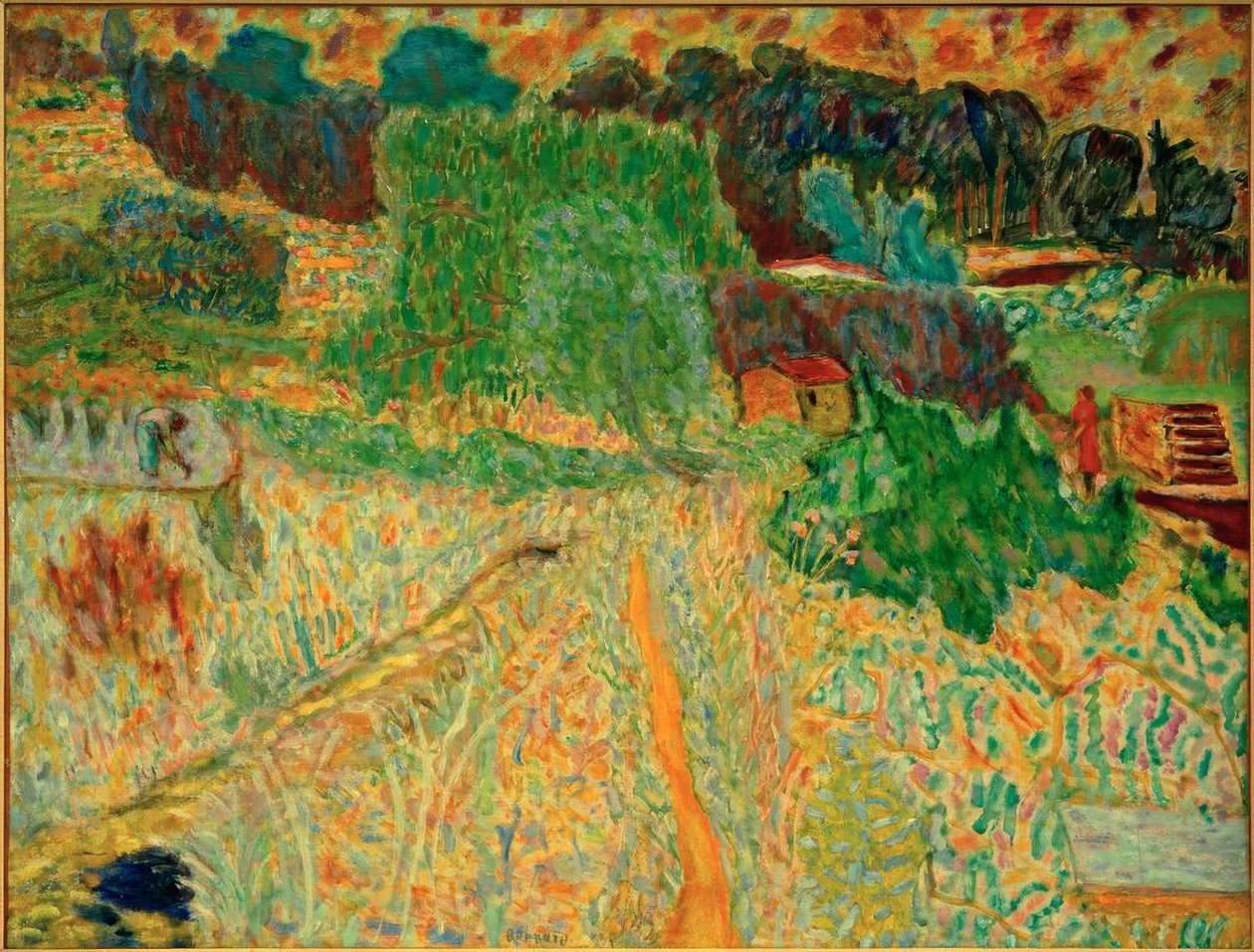 Velká krajina Midi (Le Cannet) od Pierre Bonnard