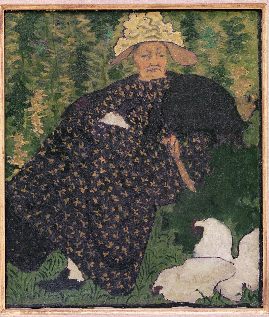 Babička s kuřaty, 1890 od Pierre Bonnard