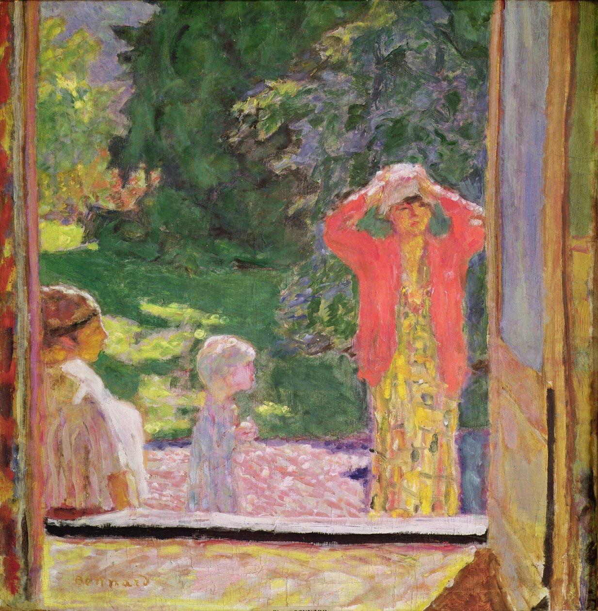 Před oknem, 1918 od Pierre Bonnard