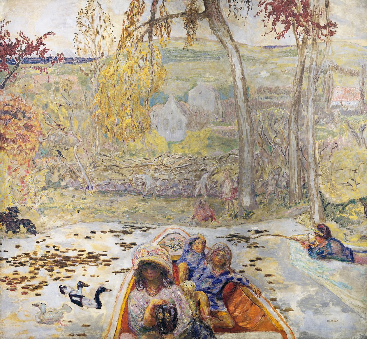 V lodi od Pierre Bonnard