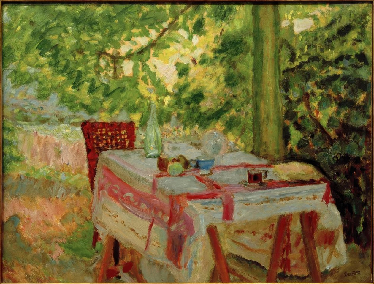 Stůl sloužil pod lípou od Pierre Bonnard