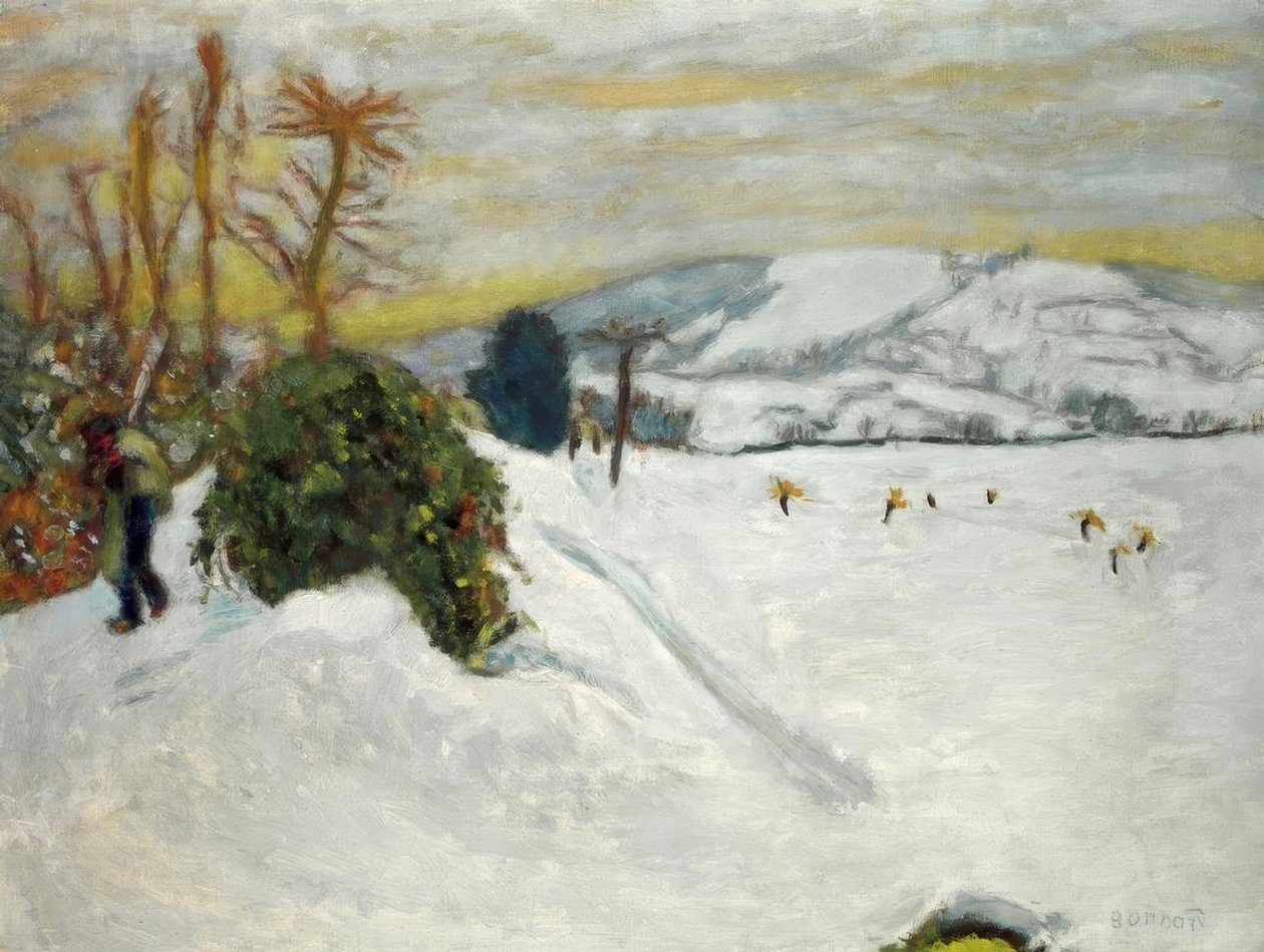 Sníh v Grand-Lemps (Sníh v Dauphiné) od Pierre Bonnard