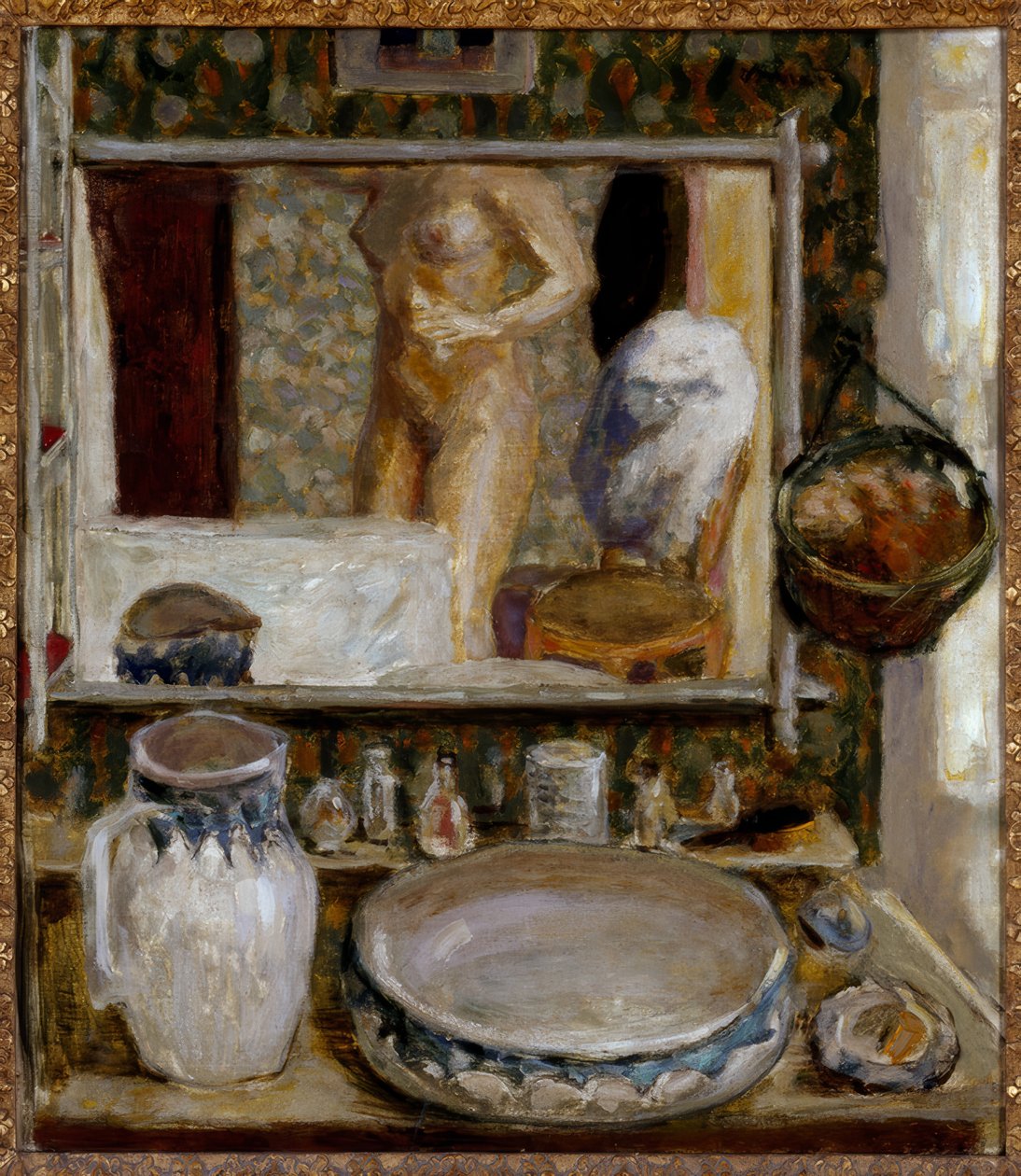 Toaletní stolek nebo zrcadlo od Pierre Bonnard