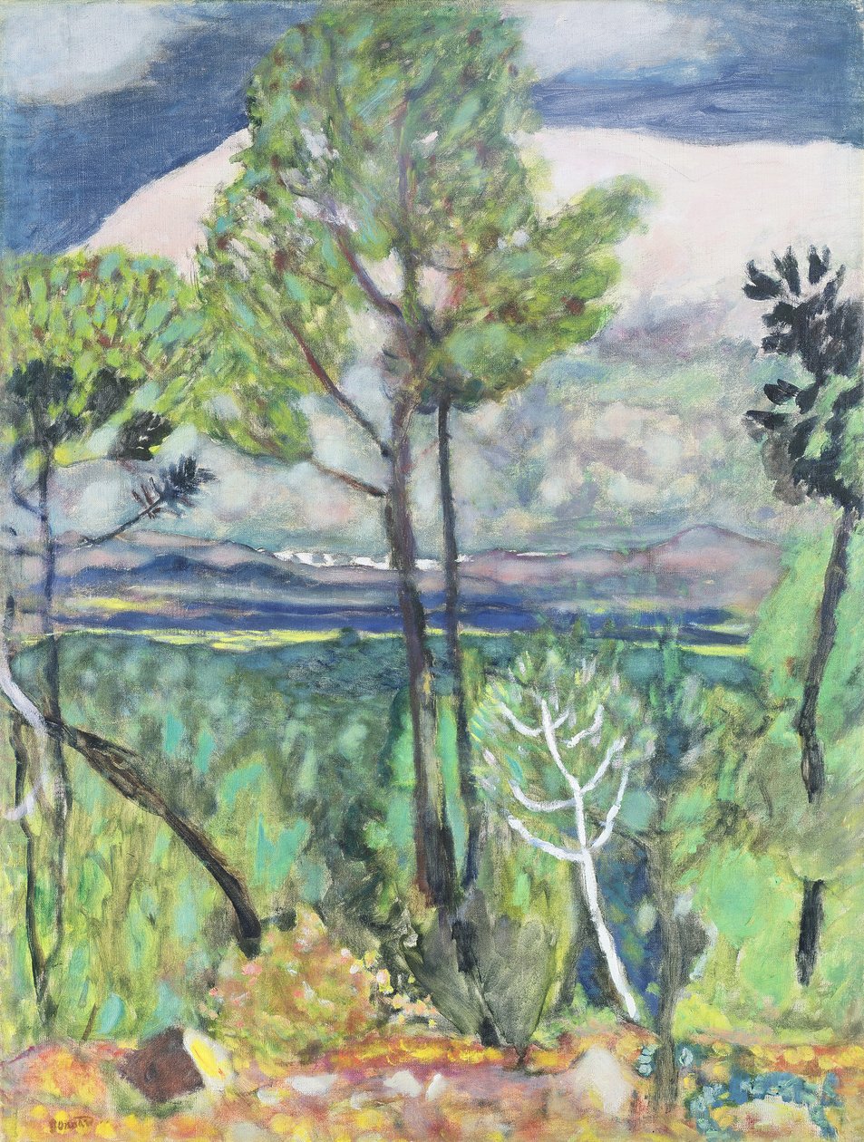 Krajina od Pierre Bonnard