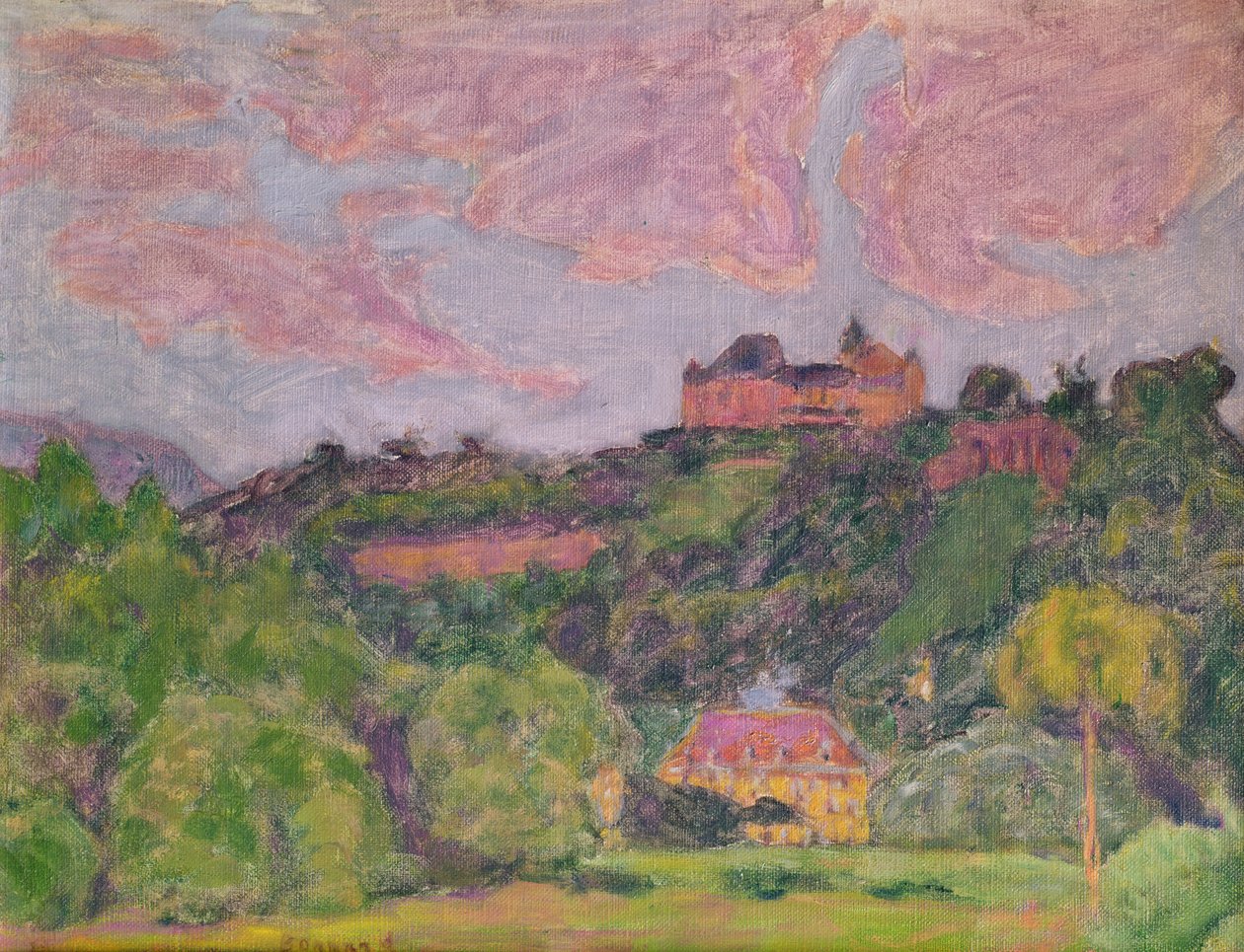 Krajina v Uriage od Pierre Bonnard
